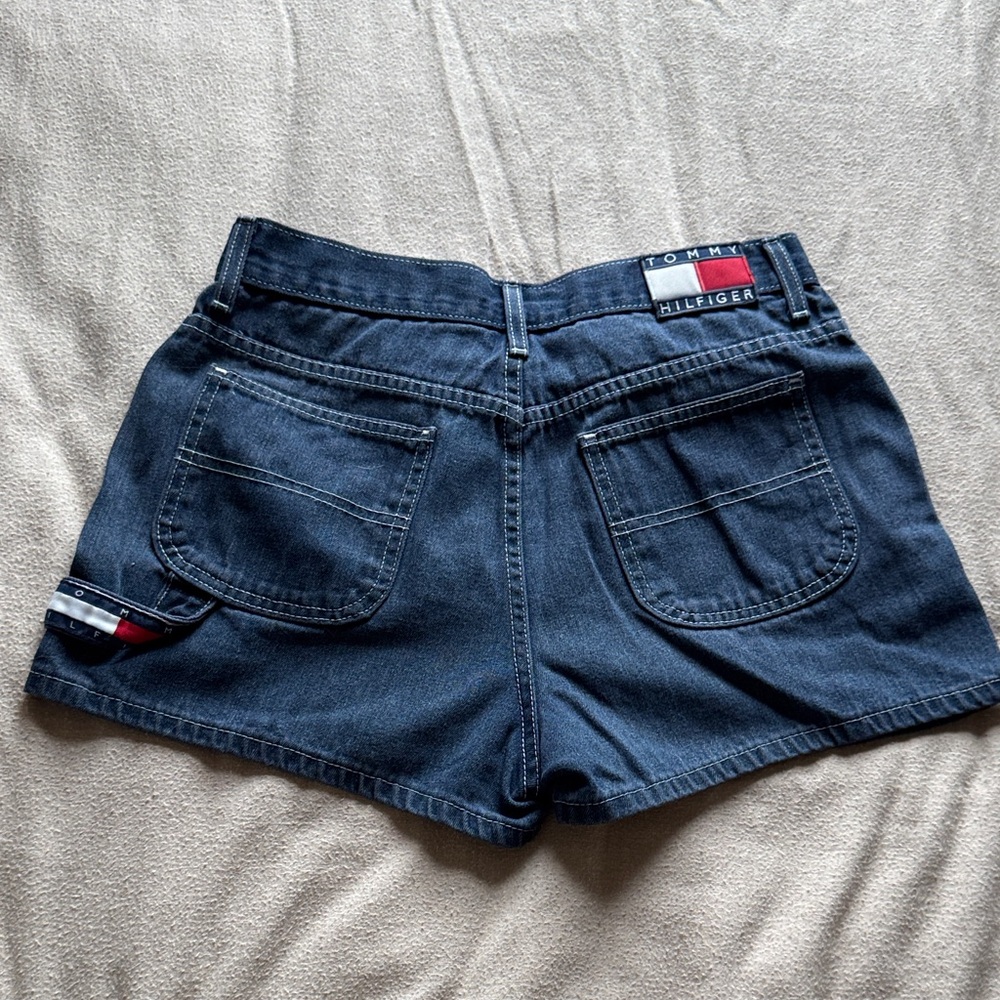 Vintage Tommy Hilfiger Dark Blue Jean Shorts